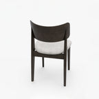Naomi Polyester Dining Chair | Walnut