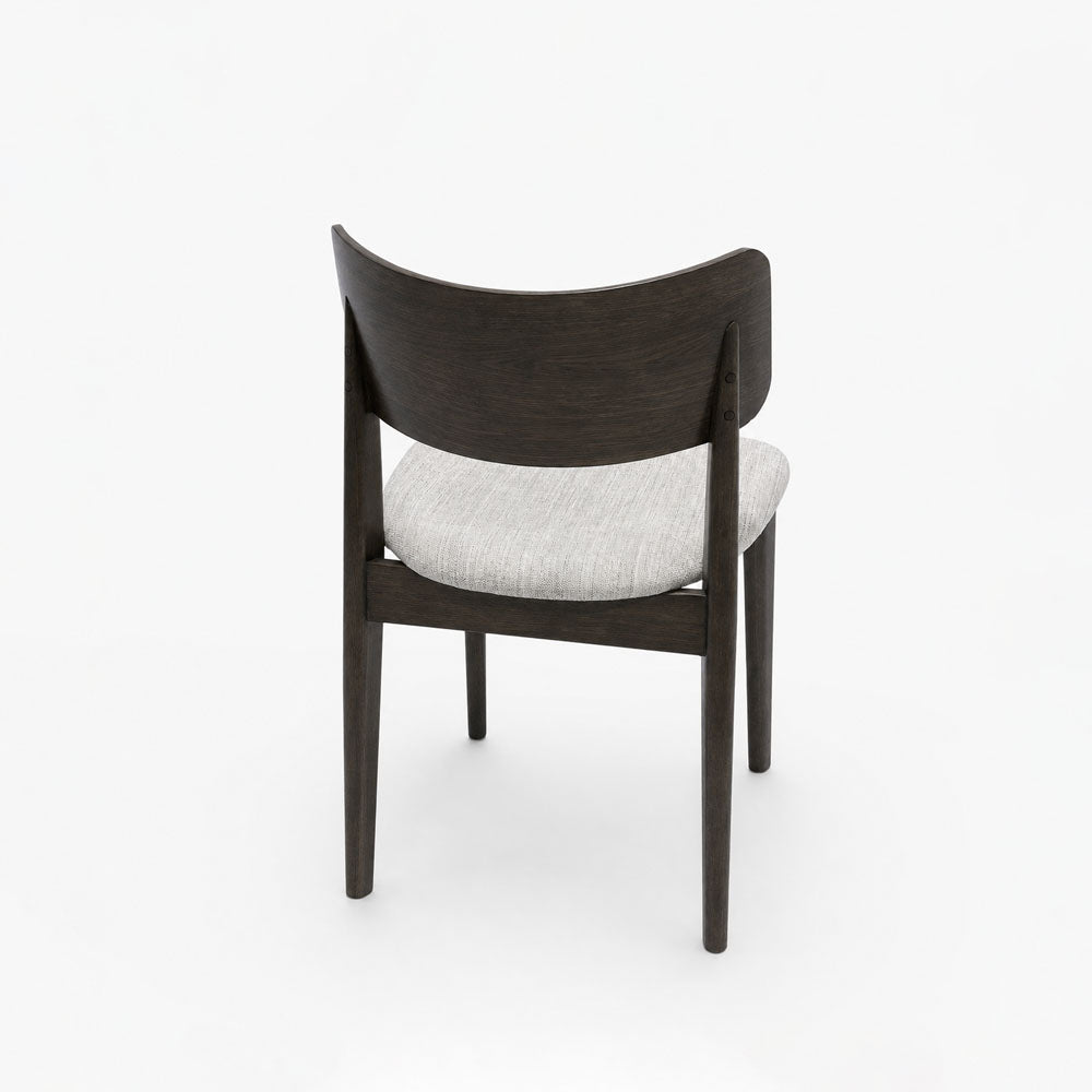 Naomi Polyester Dining Chair | Walnut