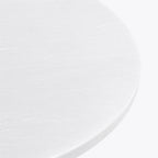 Julia Mango Wood Side Table | White