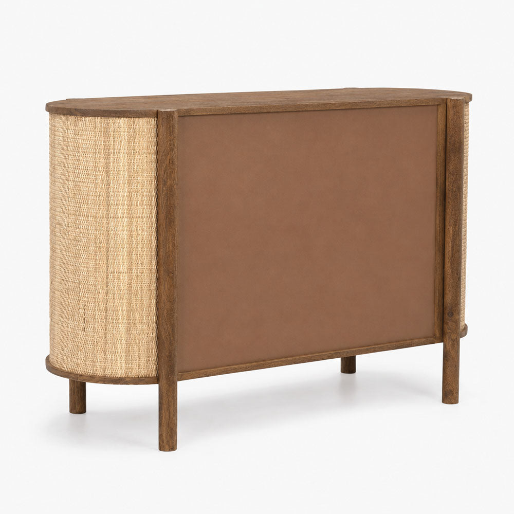 Bowen Mango Wood Drawer Chest | Brown