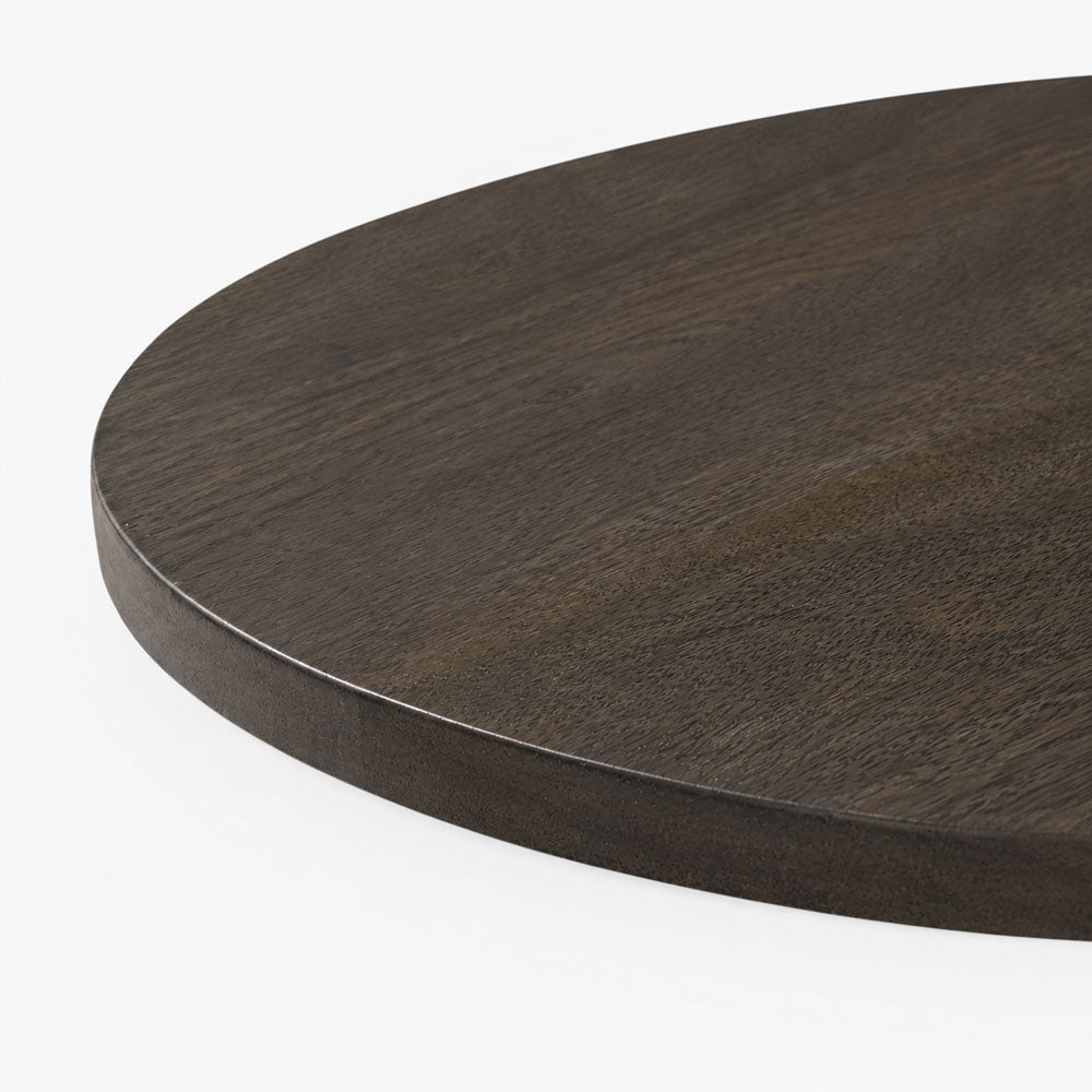Julia Mango Wood Side Table | Walnut