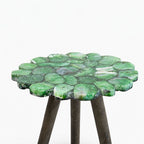 Tom Acacia Wood Side Table | Green
