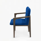 Cedar Acacia Wood Dining Chair | Blue