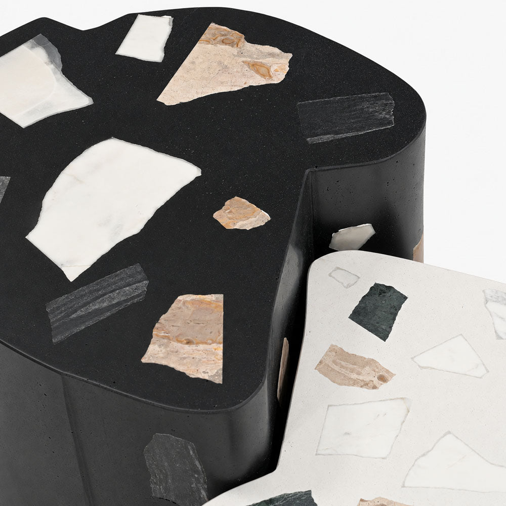 Ezra Marble Side Table | Set of 2 | Terrazzo