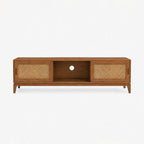 Andrew Mango Wood Media Unit | Brown