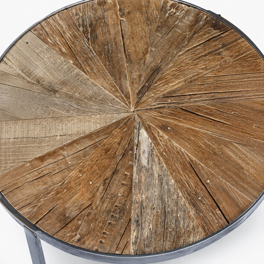 Enzo Reclaimed Wood Side Table | Natural