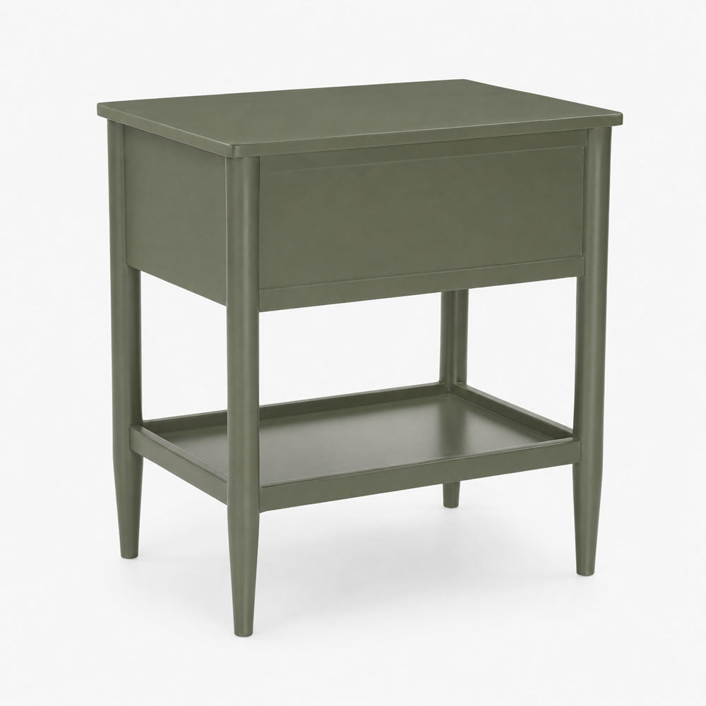 Diana Mango Wood Bedside Table | Green | Blue