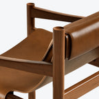 Liam Acacia Wood Armchair | Brown