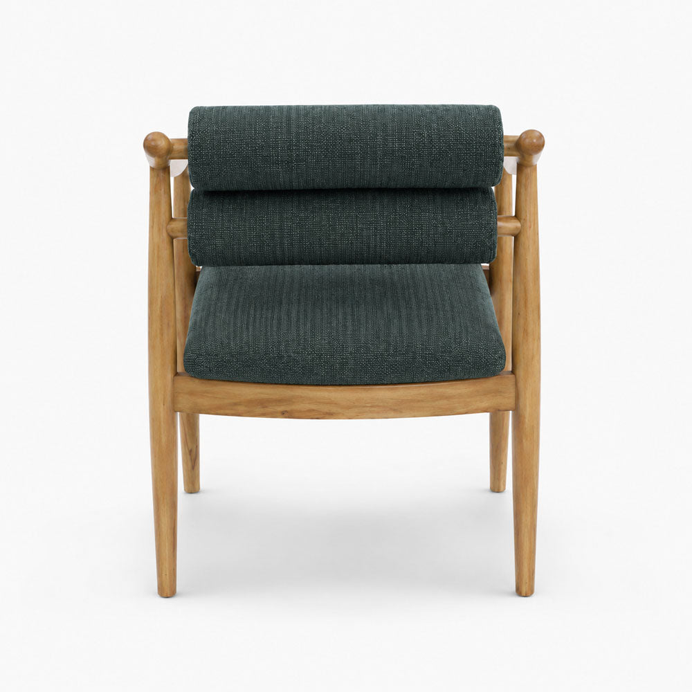 Linden Acacia Wood Dining Chair | Green