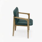 Cedar Acacia Wood Dining Chair | Teal
