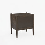 Molly Mango Wood Bedside Table | Walnut