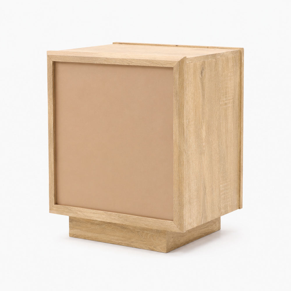 Serenity Mango Wood Bedside Table | Natural