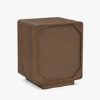 Lux Mango Wood Bedside Table | Brown