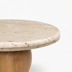 David Acacia Wood Side Table | Natural