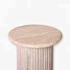 Comfort Marble Side Table | Travertine