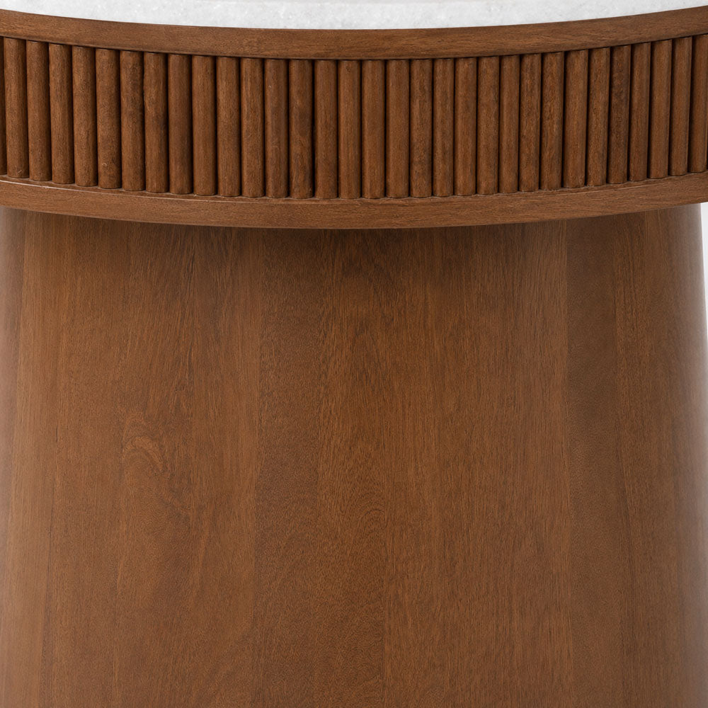 Gabe Marble Dining Table | Brown