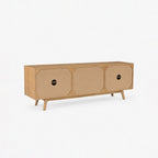 Tess Mango Wood Media Unit | Natural