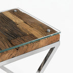 Melody Reclaimed Wood Side Table | Natural