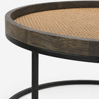 Paxton Mango Wood Coffee Table | Walnut