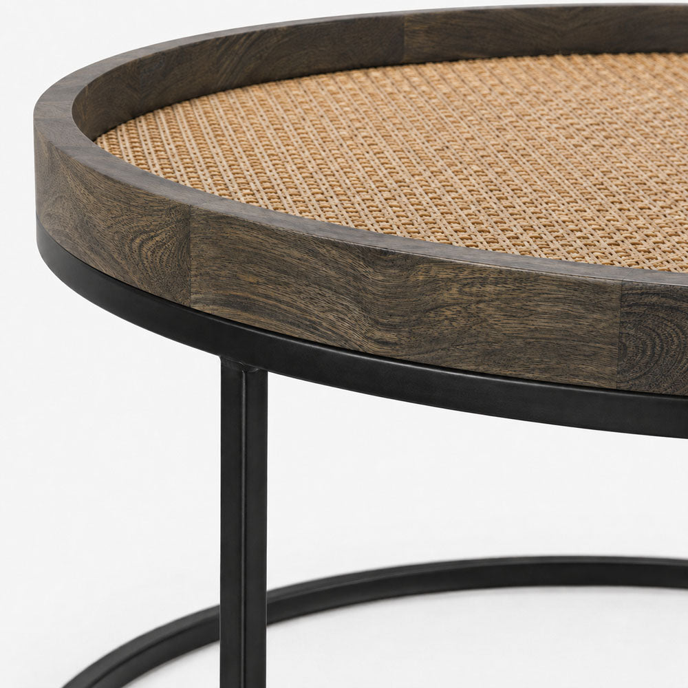 Paxton Mango Wood Coffee Table | Walnut