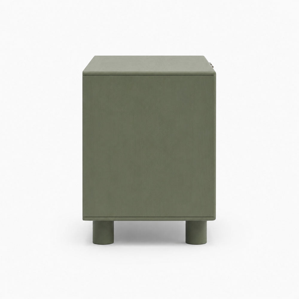 Aurelia Mango Wood Cabinet | Green | Light Wood