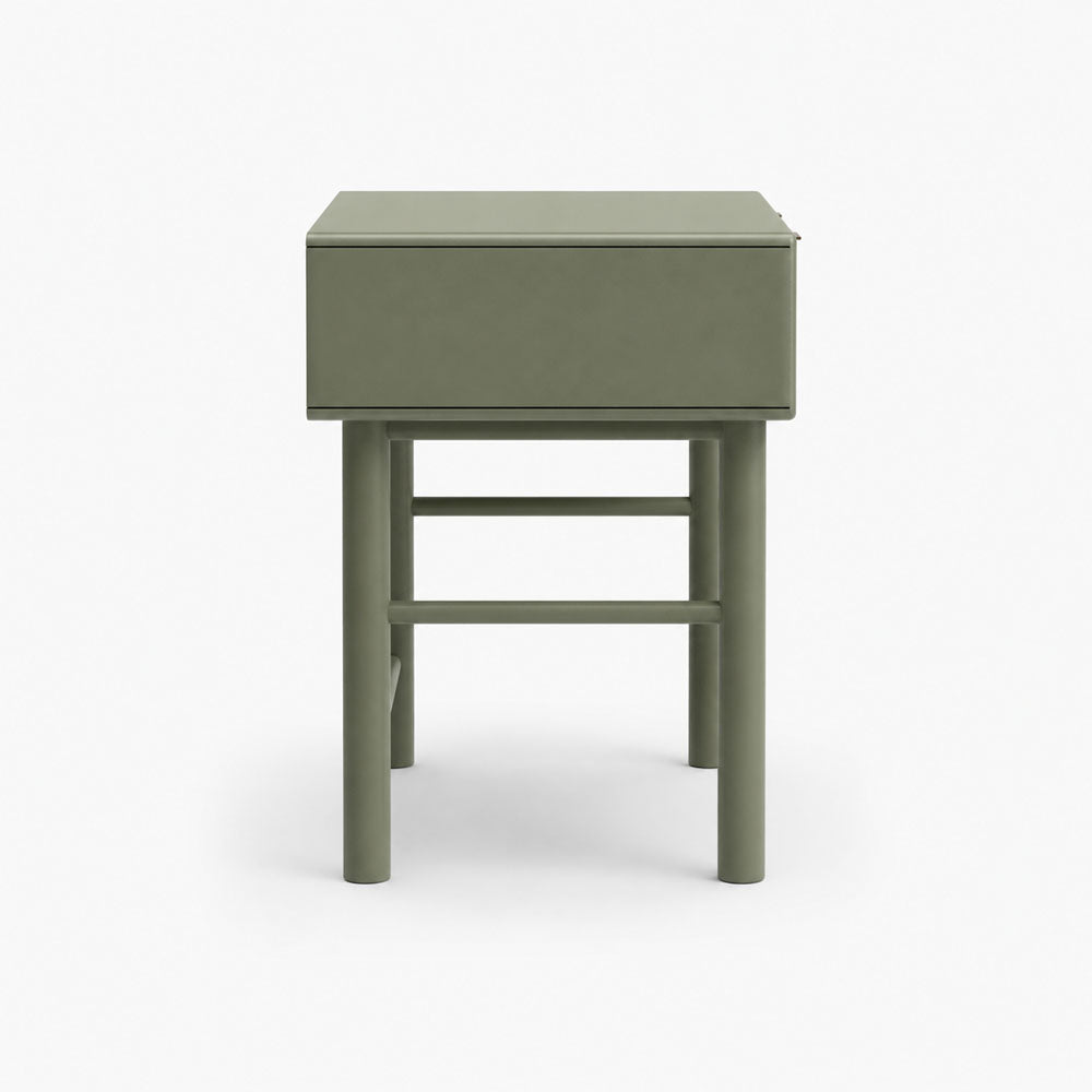 Aurelia Mango Wood Console Table | Green | Light Wood