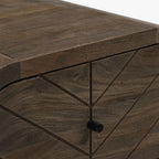 Bimini Mango Wood Bedside Table | Walnut