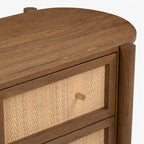 Bowen Mango Wood Drawer Chest | Brown