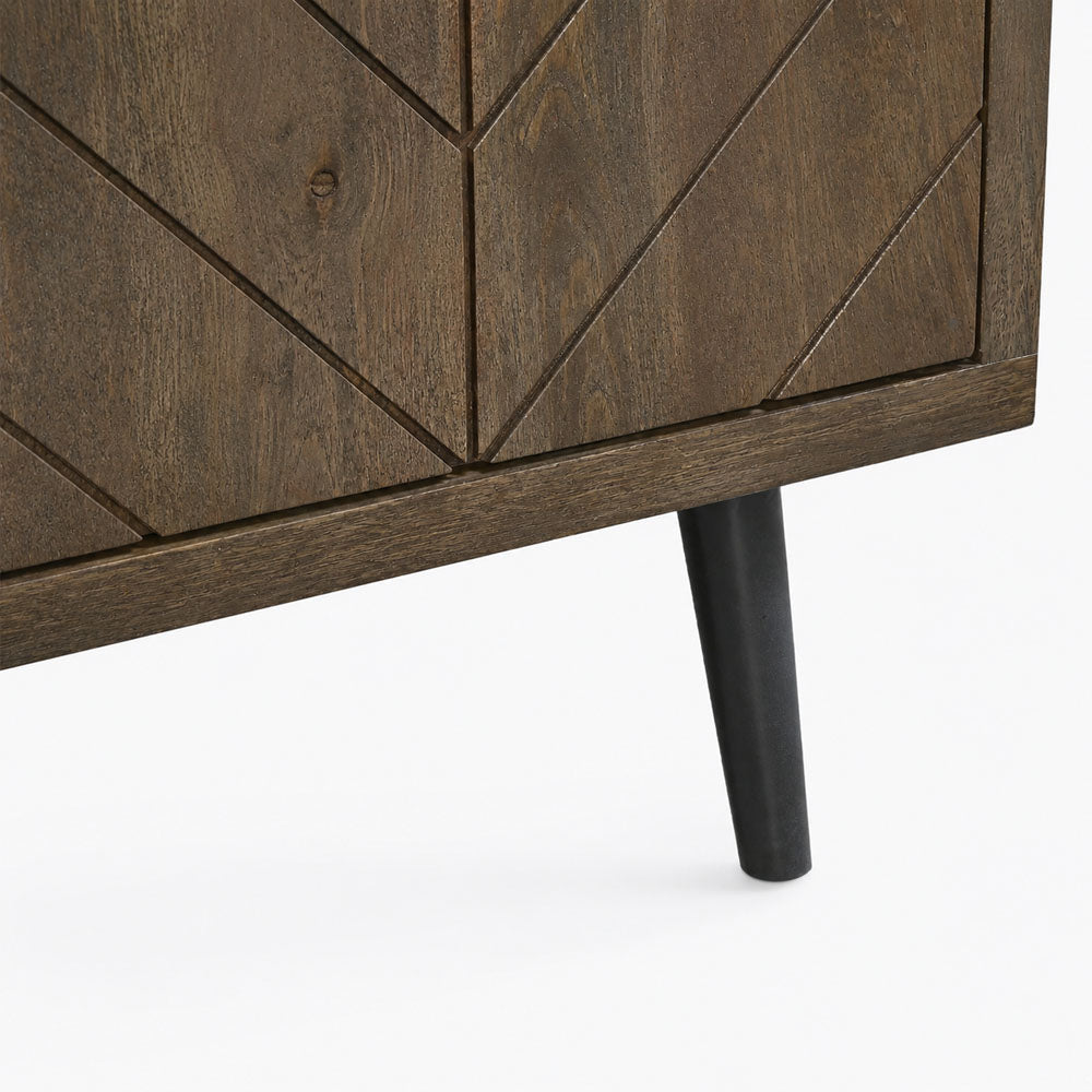 Bimini Mango Wood Cabinet | Walnut