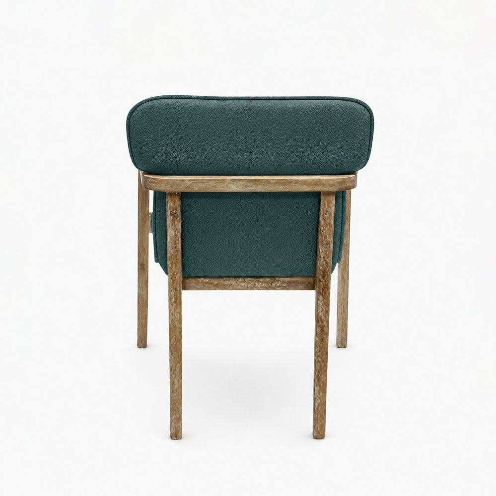 Cedar Acacia Wood Dining Chair | Teal