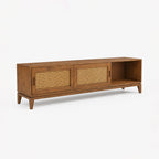 Andrew Mango Wood Media Unit | Brown