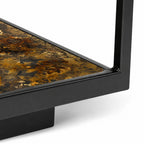 Luna Iron Side Table | Gold