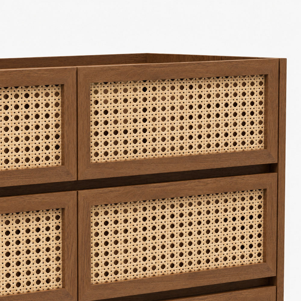 Jace Mango Wood Drawer Chest | Brown
