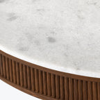 Gabe Marble Dining Table | Brown