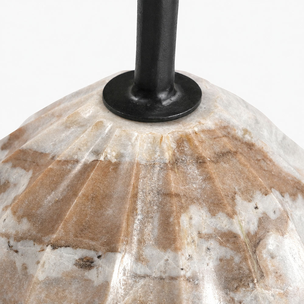 Zion Marble Side Table | Set | White