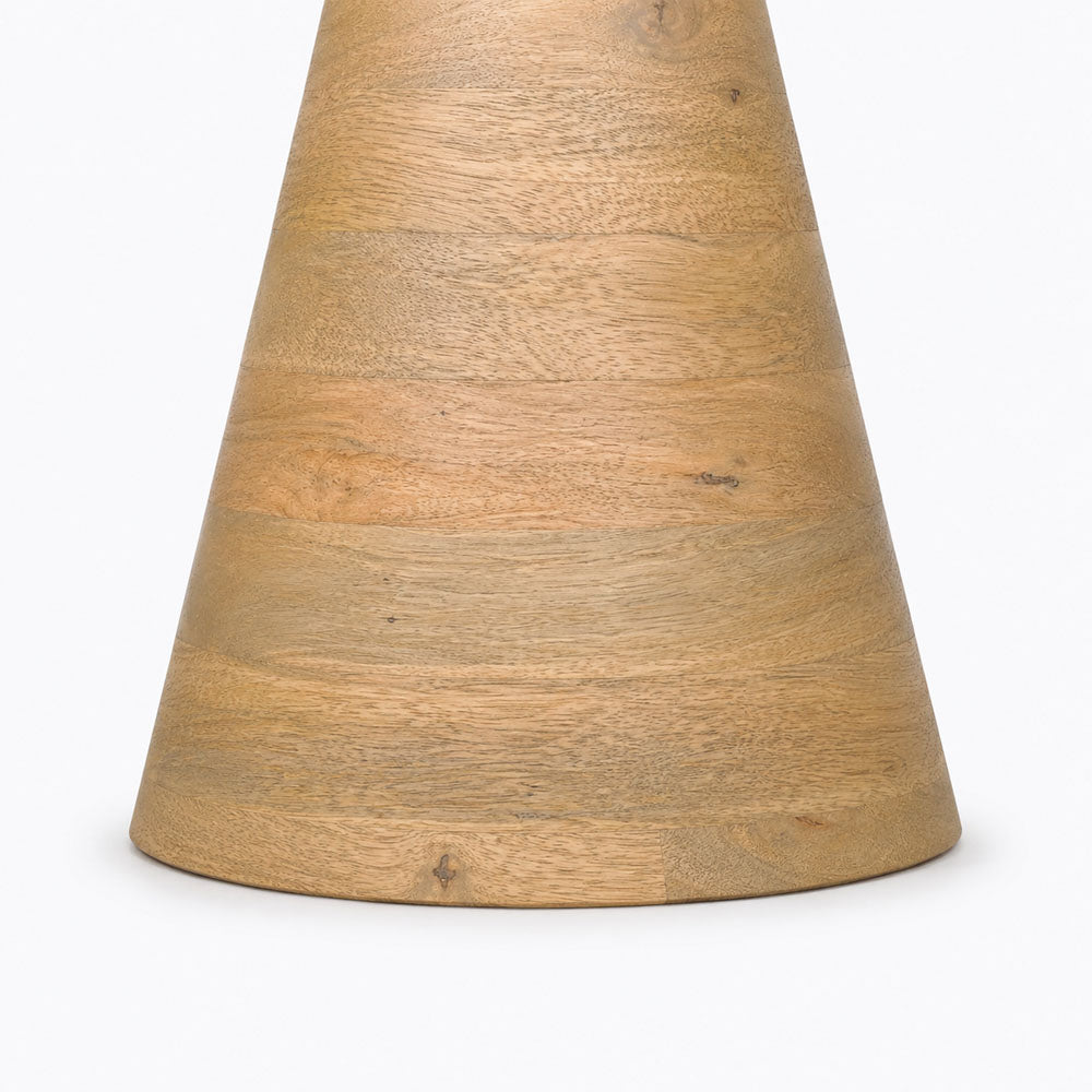 Kira Mango Wood Side Table | Natural