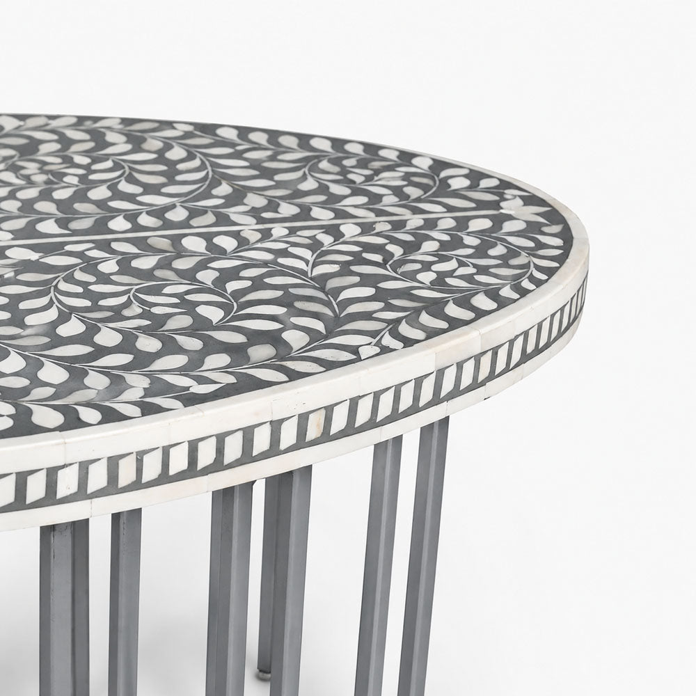 Maren Bone Inlay Coffee Table | Grey