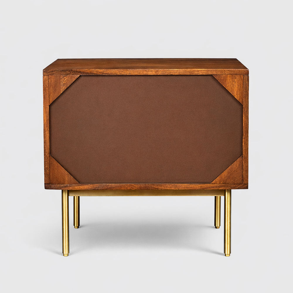 River Mango Wood Bedside Table | Honey