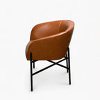 Weston Polyester Dining Chair | Tan