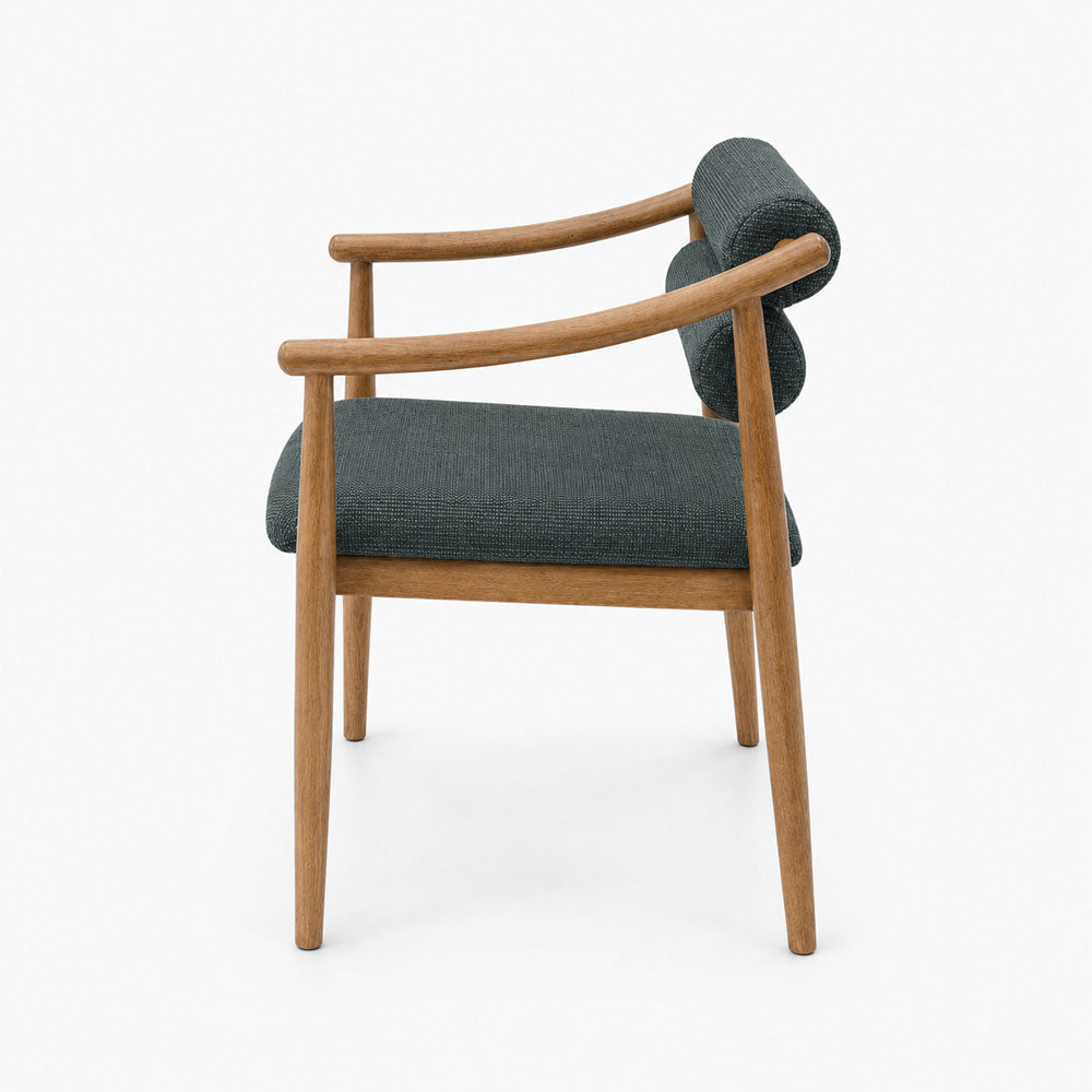 Linden Acacia Wood Dining Chair | Green