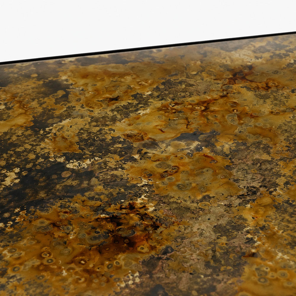 Luna Iron Coffee Table | Gold