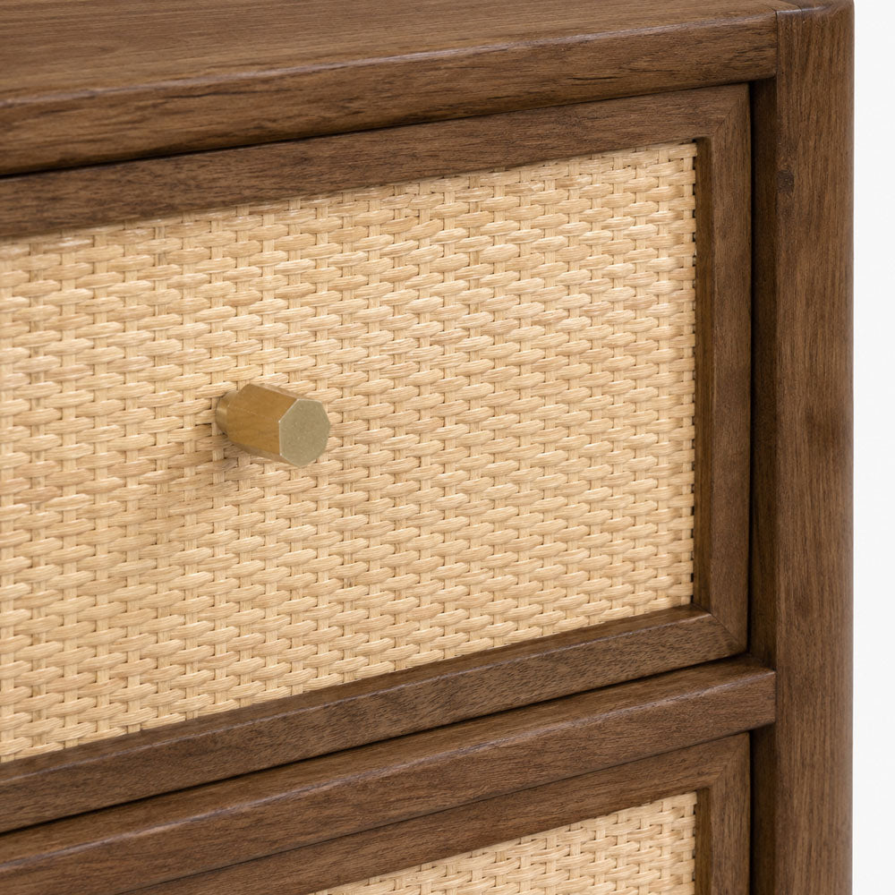 Bowen Mango Wood Bedside Table | Brown
