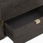 Tessa Mango Wood Media Unit | Walnut