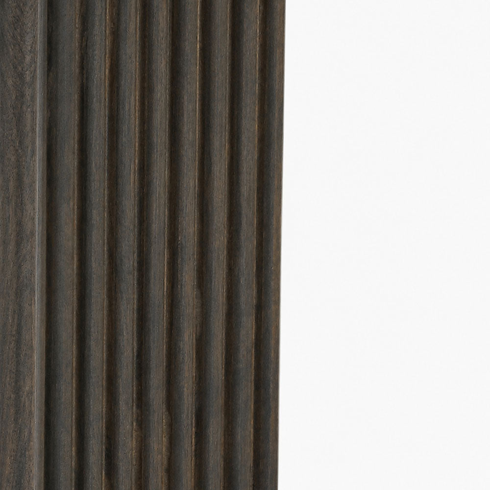 Colette Marble Side Table | Walnut