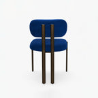 Fairmont Polyester Dining Chair | Blue