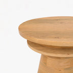 Ruby Mango Wood Side Table | Natural