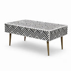 Cami Bone Inlay Coffee Table | Black