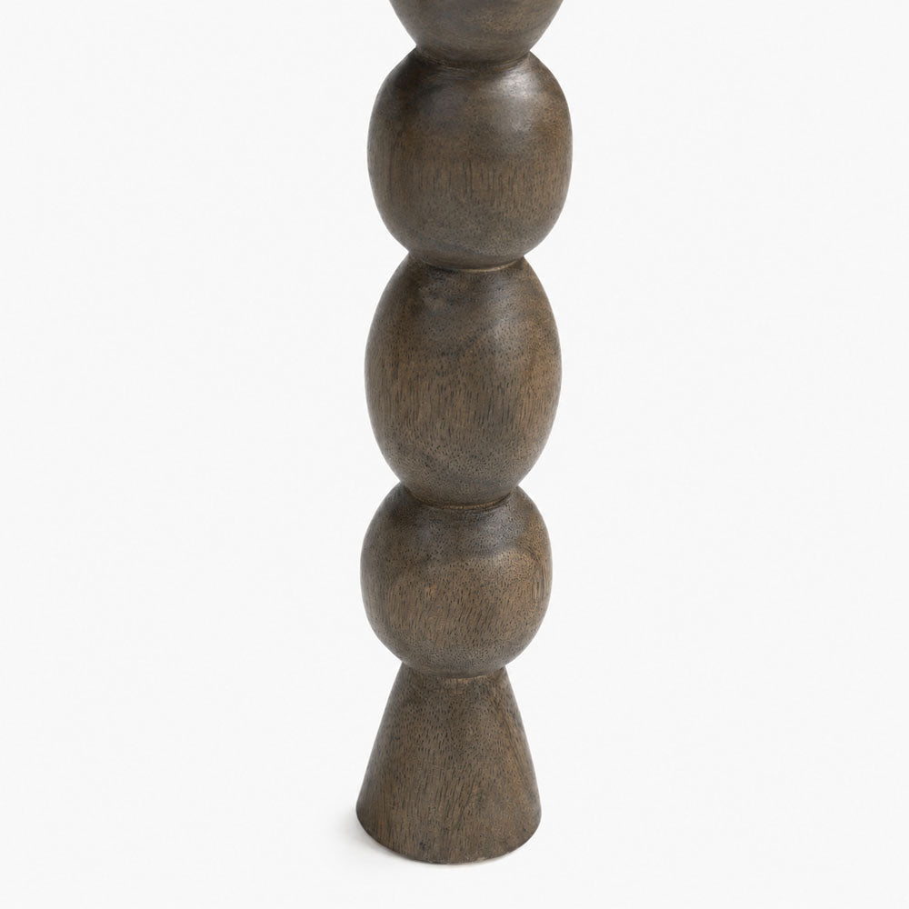 Eilidh Mango Wood Side Table | Walnut