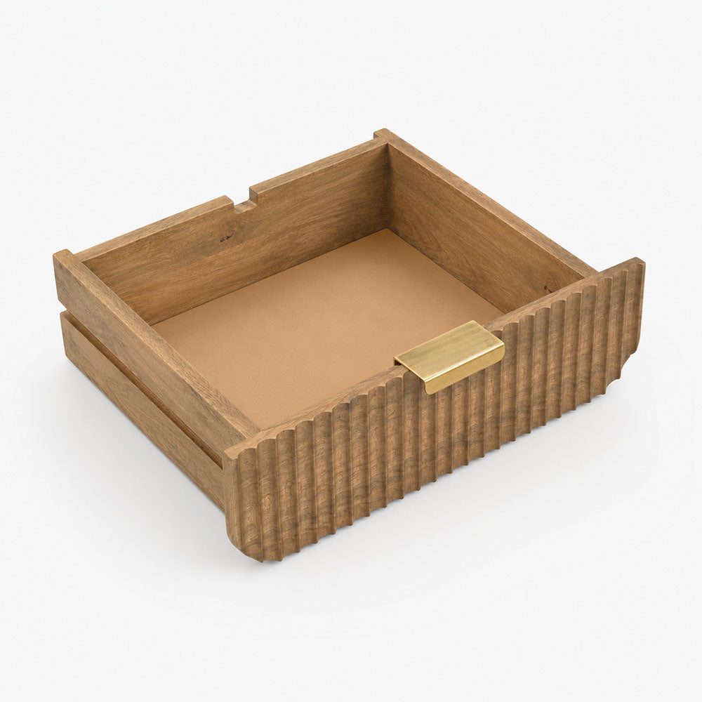 Devin Mango Wood Bedside Table | Natural