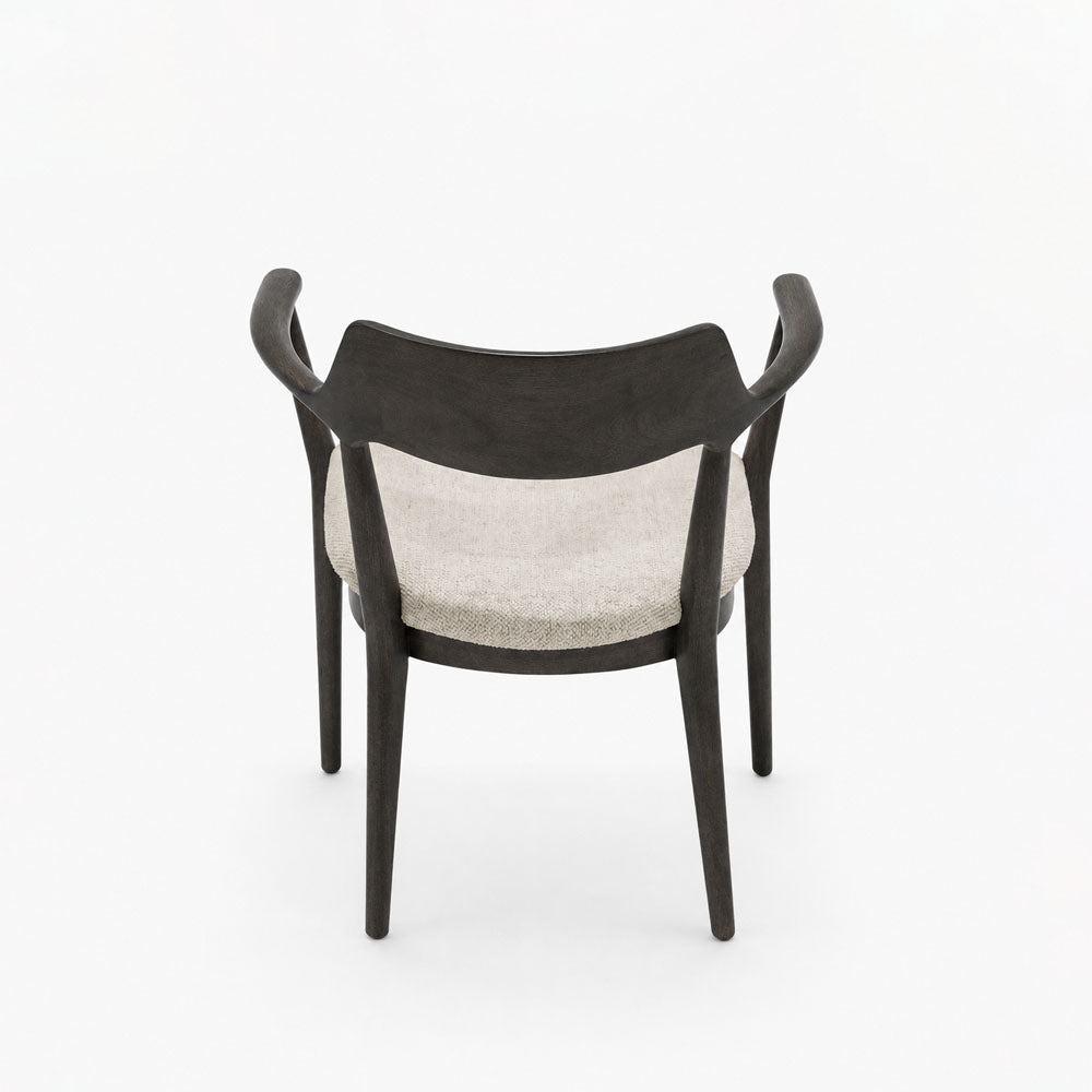 Grove Polyester Dining Chair | Walnut